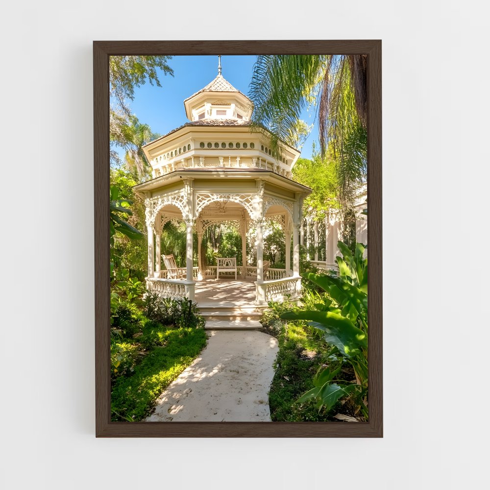 ap-gazebo-1 cadre Bois foncé