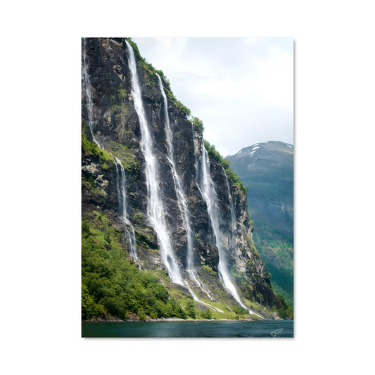 Poster Chutes de Norvège