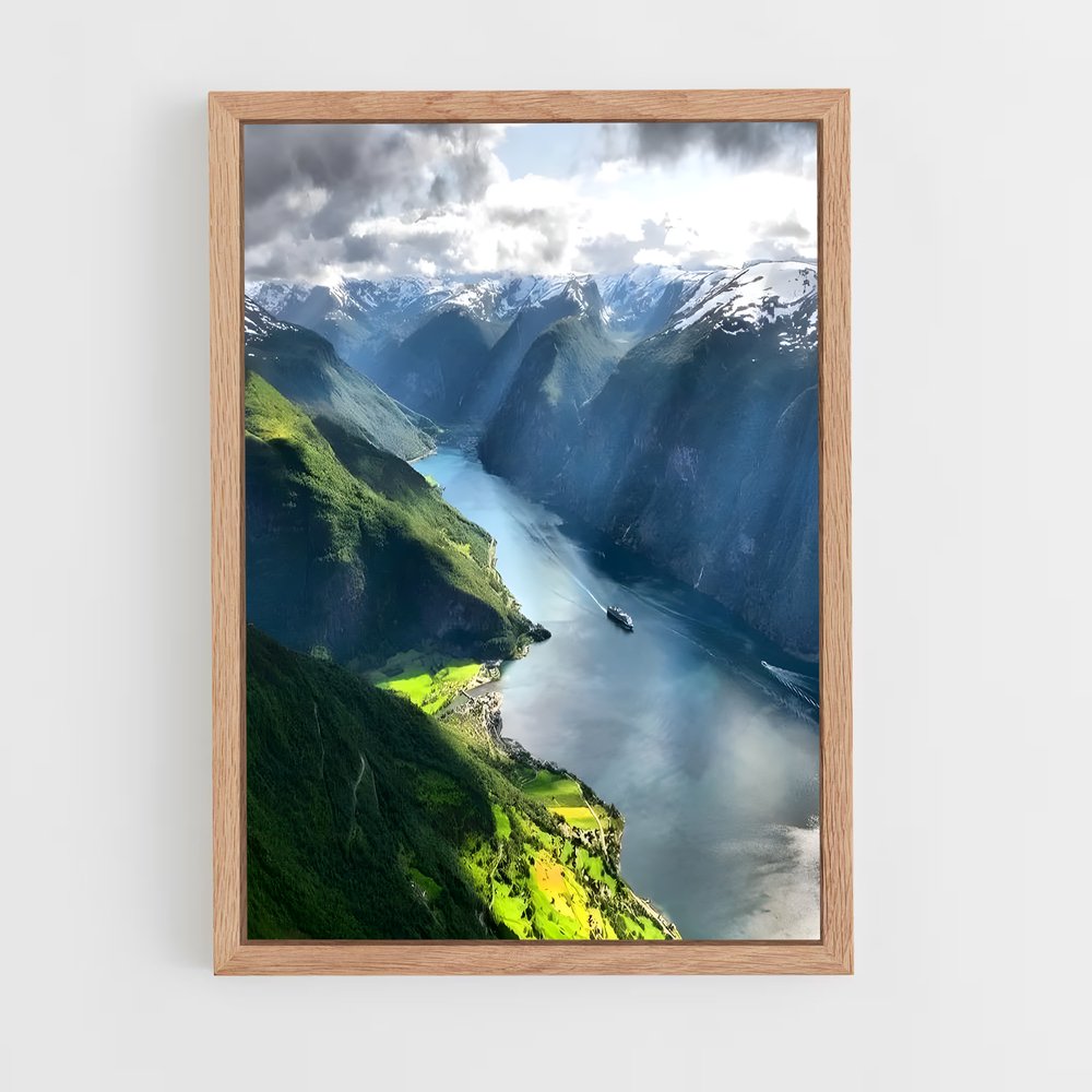 ap-geiranger fjord-2 cadre Bois clair