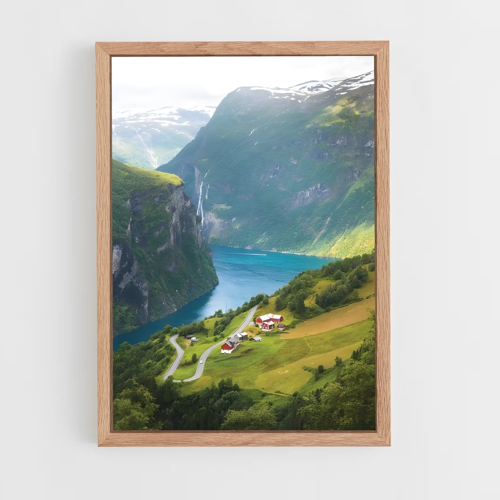 ap-geiranger fjord-3 cadre Bois clair