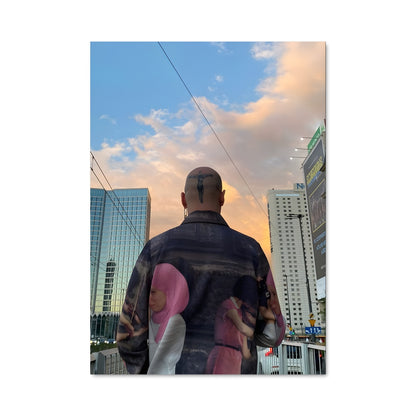 Poster Man in Pink