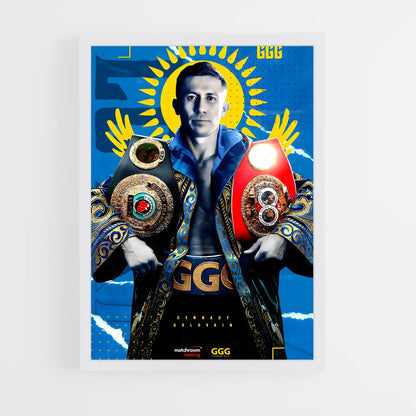 ap-gennady golovkin-12 cadre Blanc