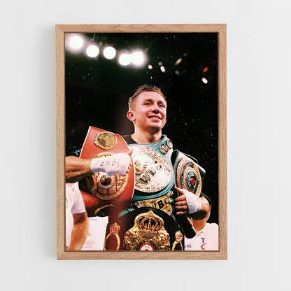 ap-gennady golovkin-4 cadre Bois clair