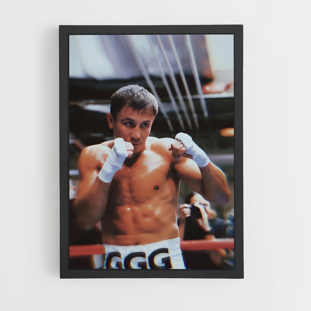ap-gennady golovkin-7 cadre Noir