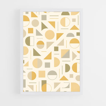 ap-geometric patterns-9 cadre Blanc
