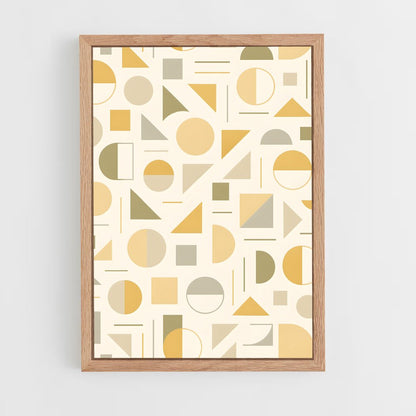ap-geometric patterns-9 cadre Bois clair