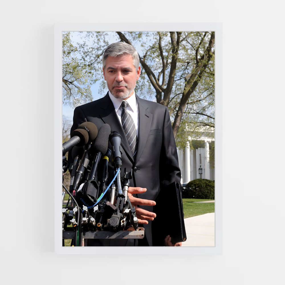ap-george clooney-2 cadre Blanc