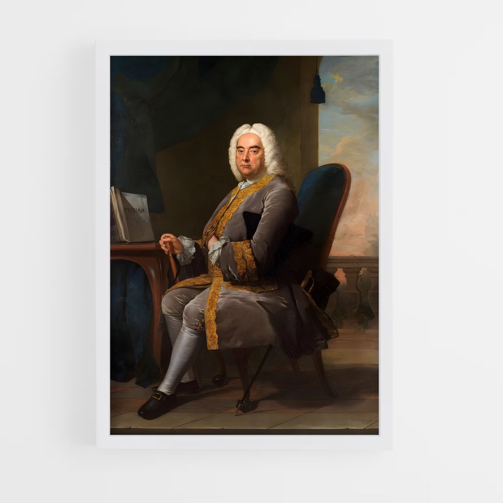 ap-george frideric handel-1 cadre Blanc