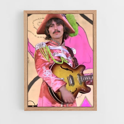 ap-george harrison-2 cadre Bois clair