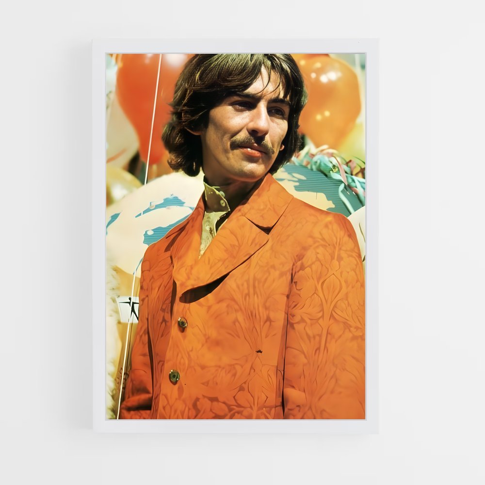 ap-george harrison-4 cadre Blanc
