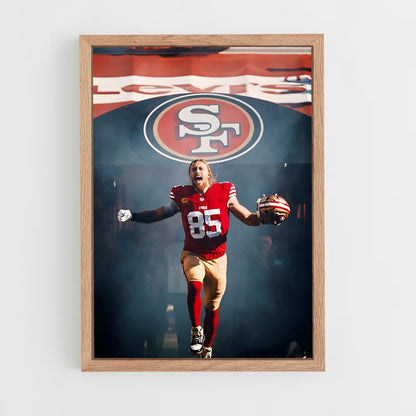ap-george kittle-1 cadre Bois clair