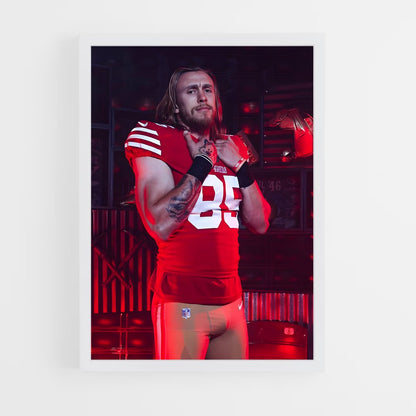 ap-george kittle-5 cadre Blanc