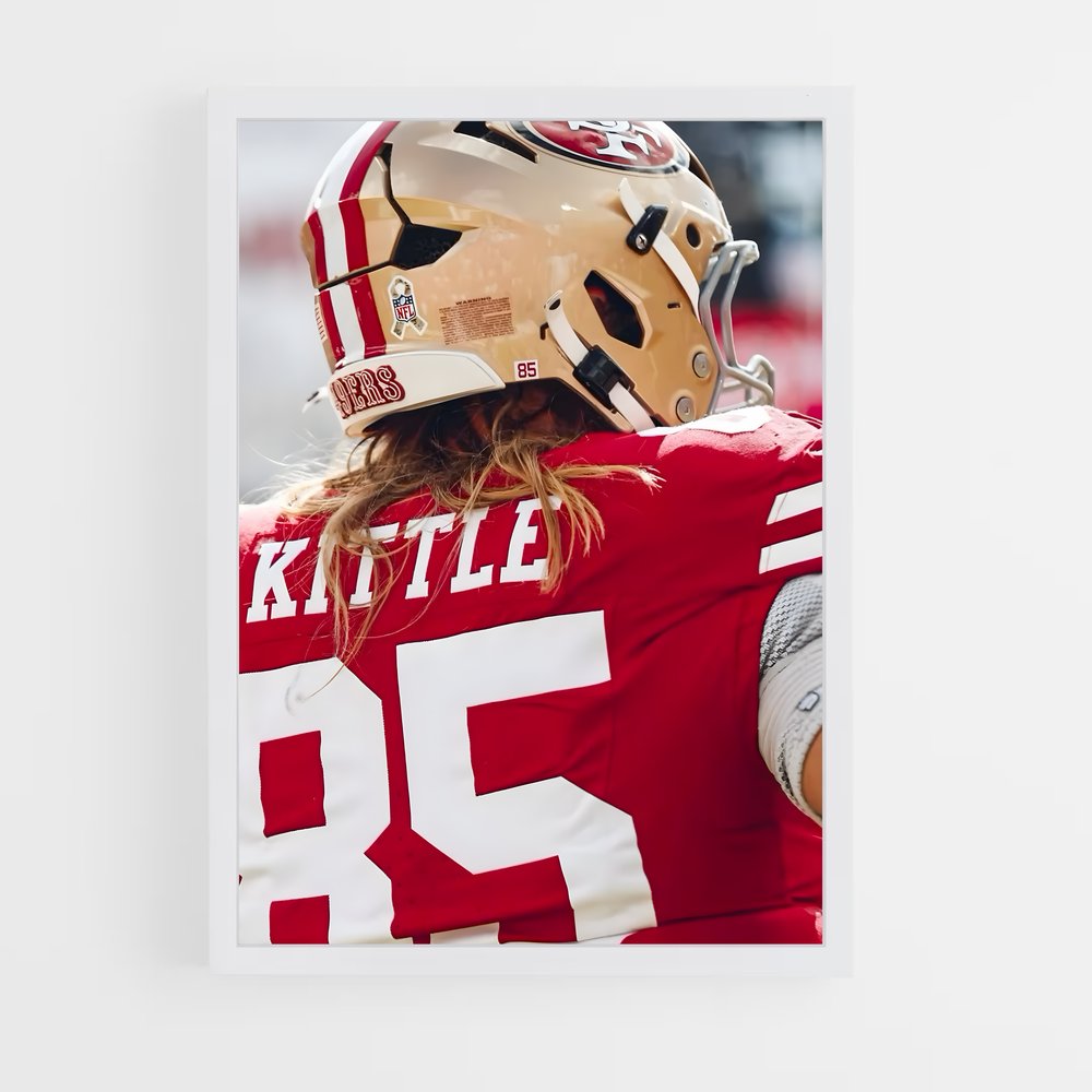 ap-george kittle-6 cadre Blanc