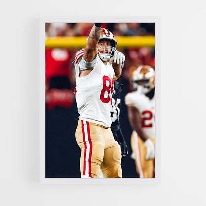 ap-george kittle-7 cadre Blanc