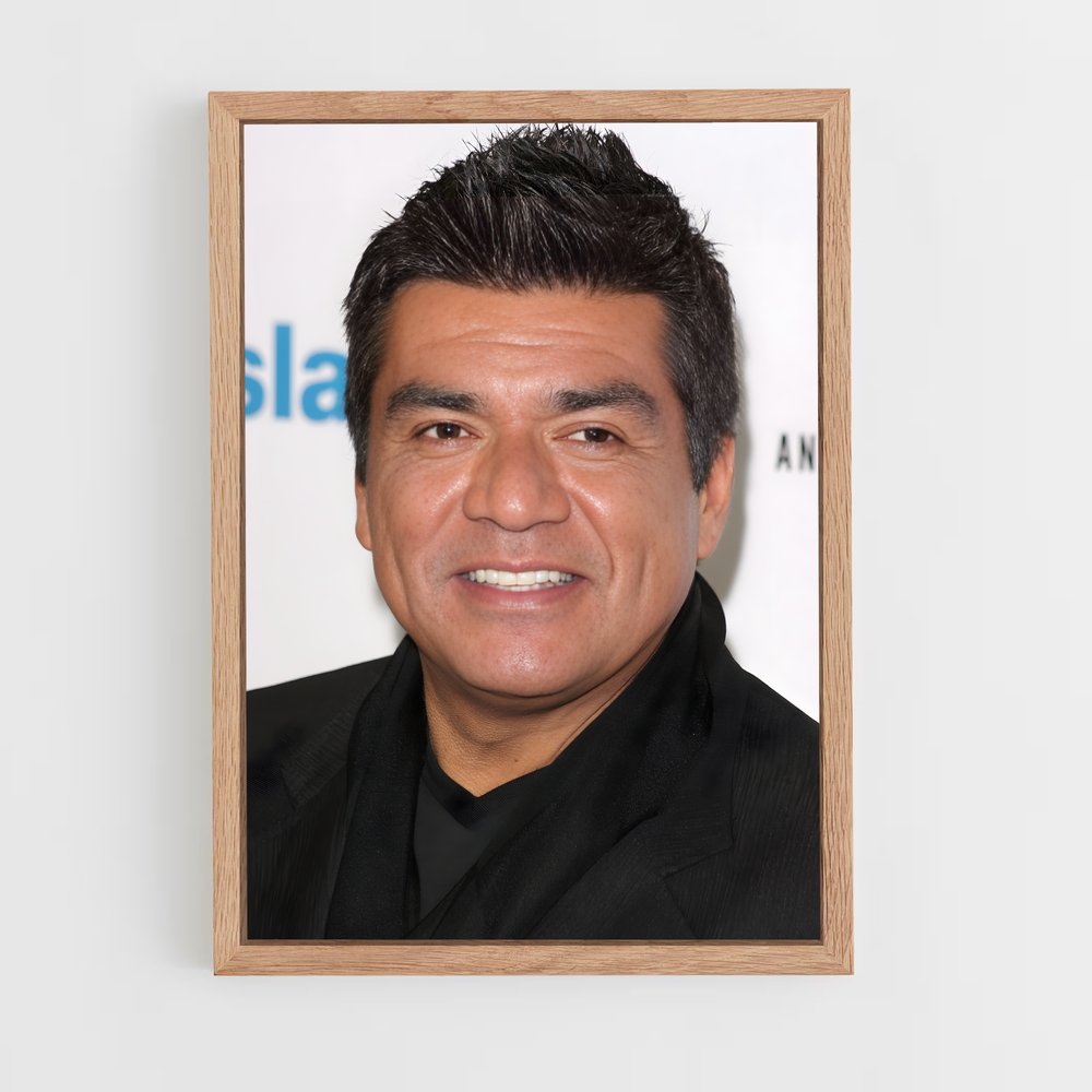 ap-george lopez-4 cadre Bois clair
