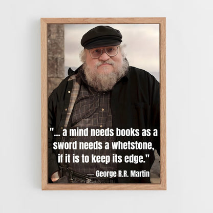 ap-george r r martin-3 cadre Bois clair
