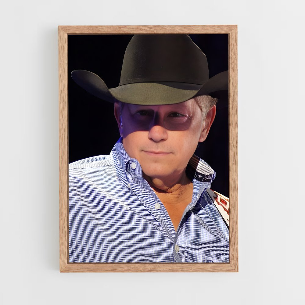 ap-george strait-13 cadre Bois clair