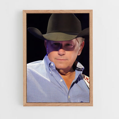 ap-george strait-13 cadre Bois clair