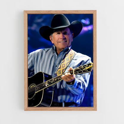 ap-george strait-3 cadre Bois clair