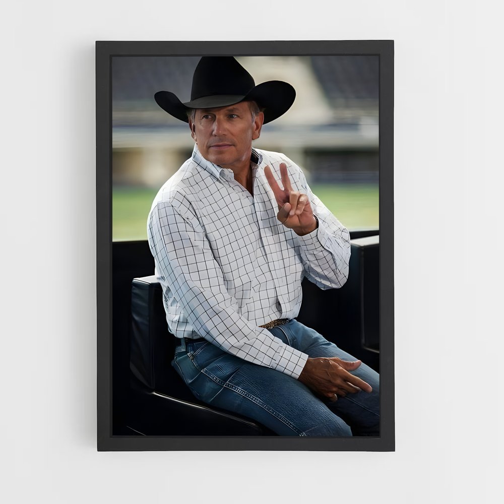 ap-george strait-4 cadre Noir
