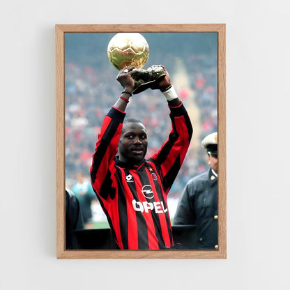 ap-george weah-1 cadre Bois clair