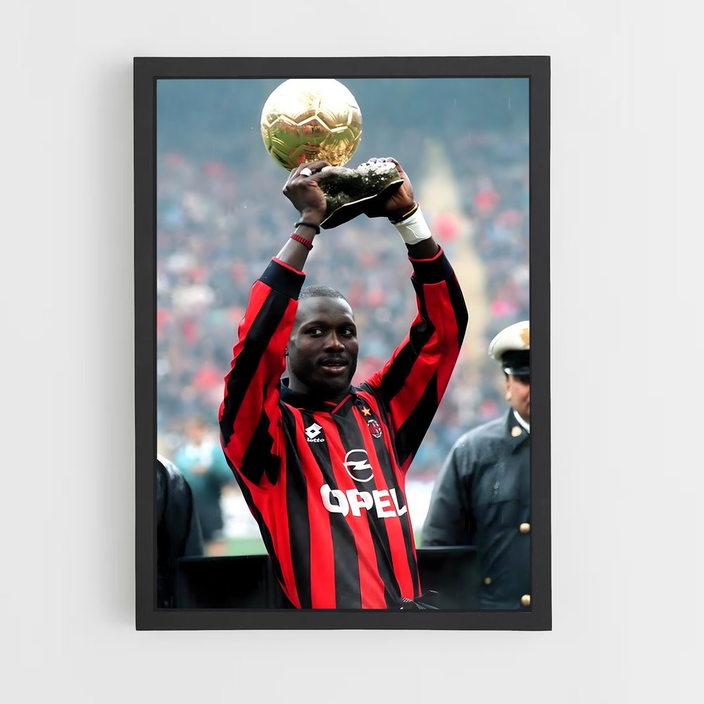 ap-george weah-1 cadre Noir