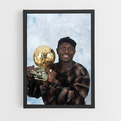 ap-george weah-3 cadre Noir
