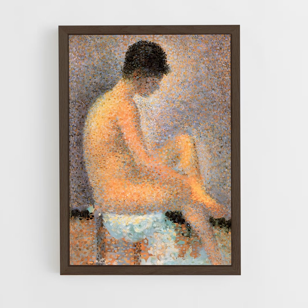 ap-georges seurat-1 cadre Bois foncé