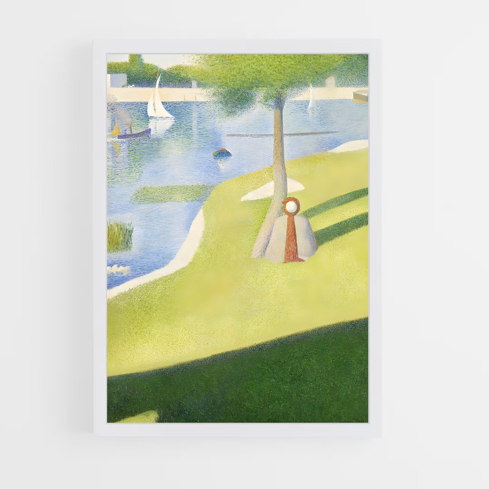 ap-georges seurat-9 cadre Blanc