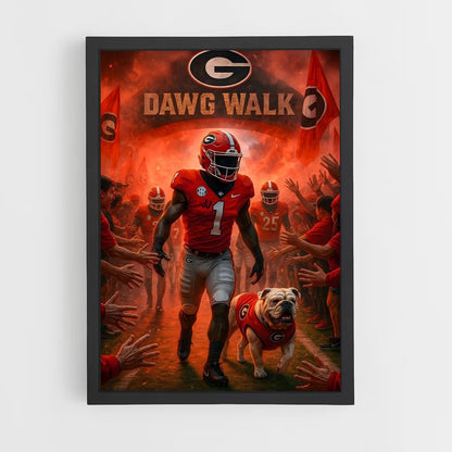 ap-georgia bulldogs-1 cadre Noir