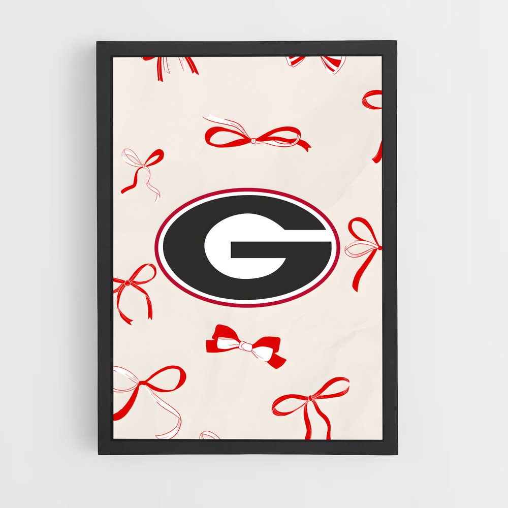 ap-georgia bulldogs-5 cadre Noir