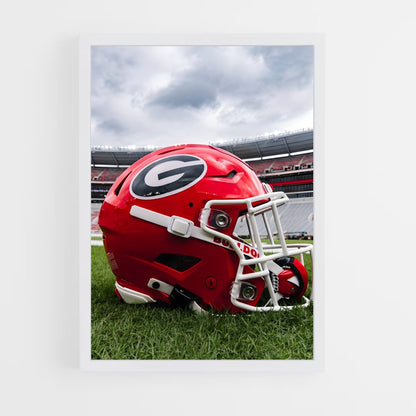 ap-georgia bulldogs-8 cadre Blanc