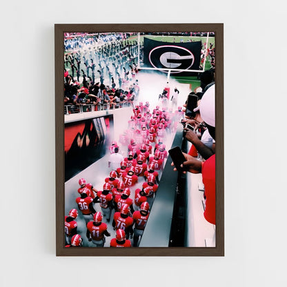 ap-georgia national football team-3 cadre Bois foncé