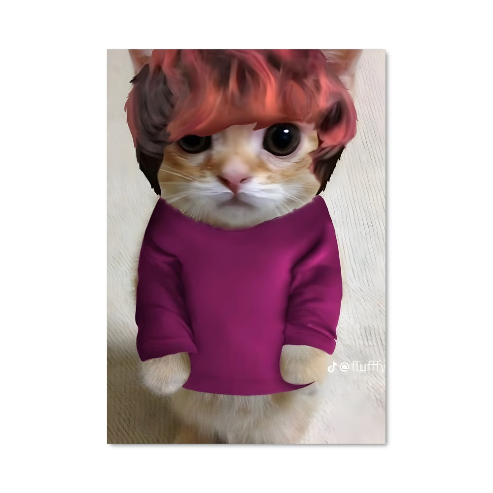 Poster Cat Fashionista