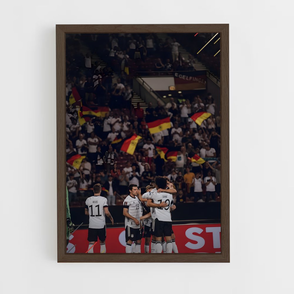ap-germany national football team-3 cadre Bois foncé