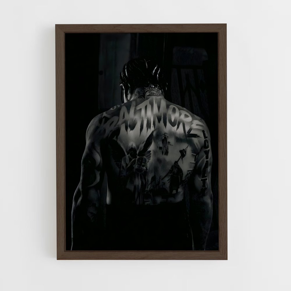 ap-gervonta davis-8 cadre Bois foncé