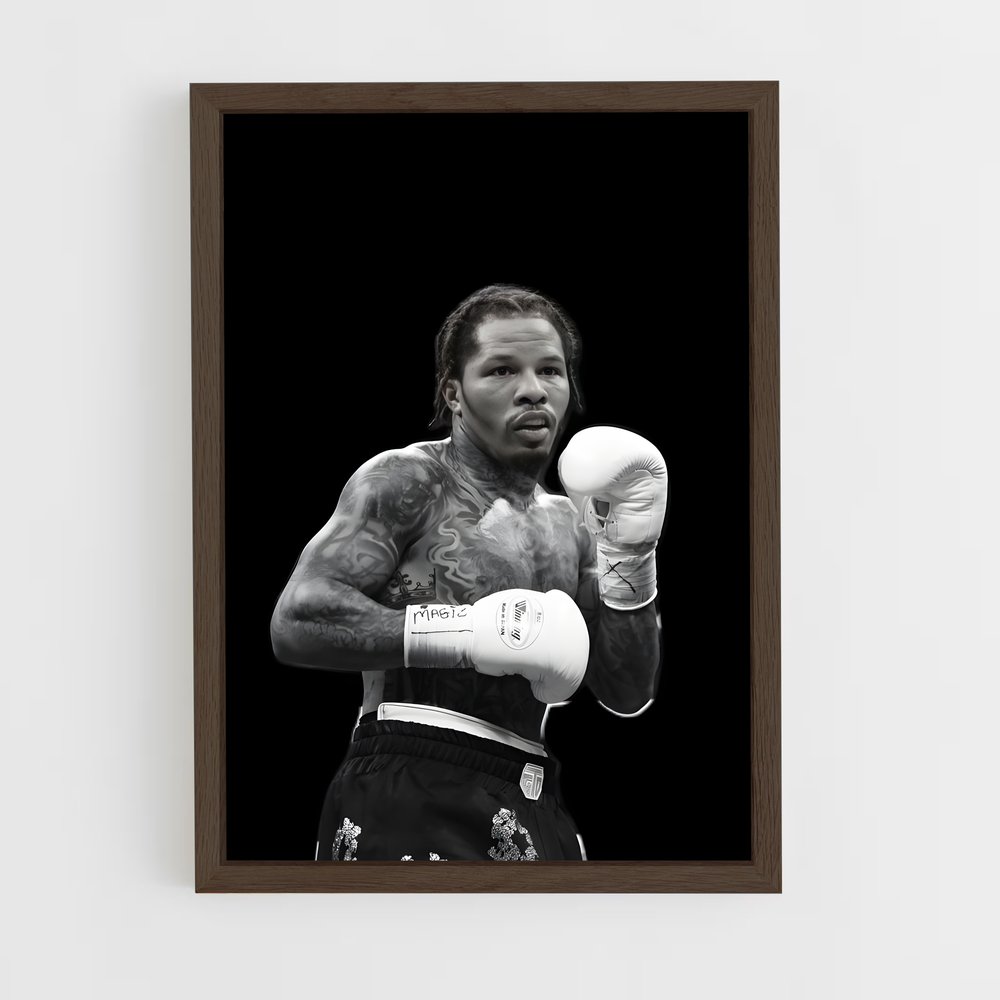 ap-gervonta davis-9 cadre Bois foncé