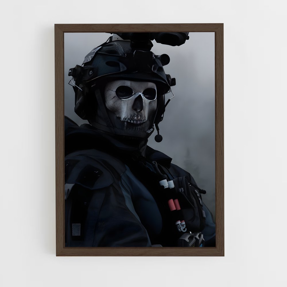 ap-ghost cod-4 cadre Bois foncé