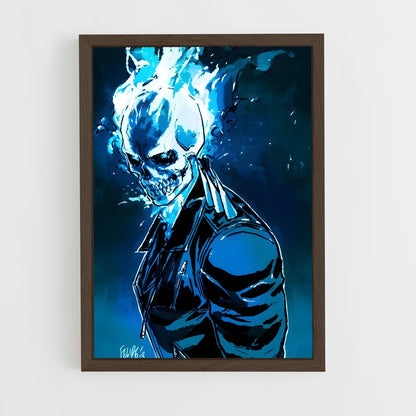 ap-ghost rider johnny blaze-3 cadre Bois foncé