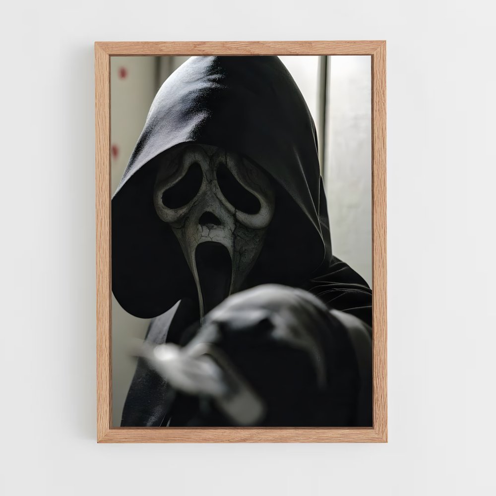 ap-ghostface-4 cadre Bois clair