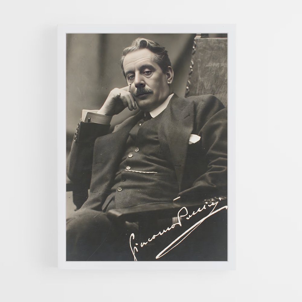 ap-giacomo puccini-1 cadre Blanc