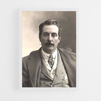 ap-giacomo puccini-4 cadre Blanc