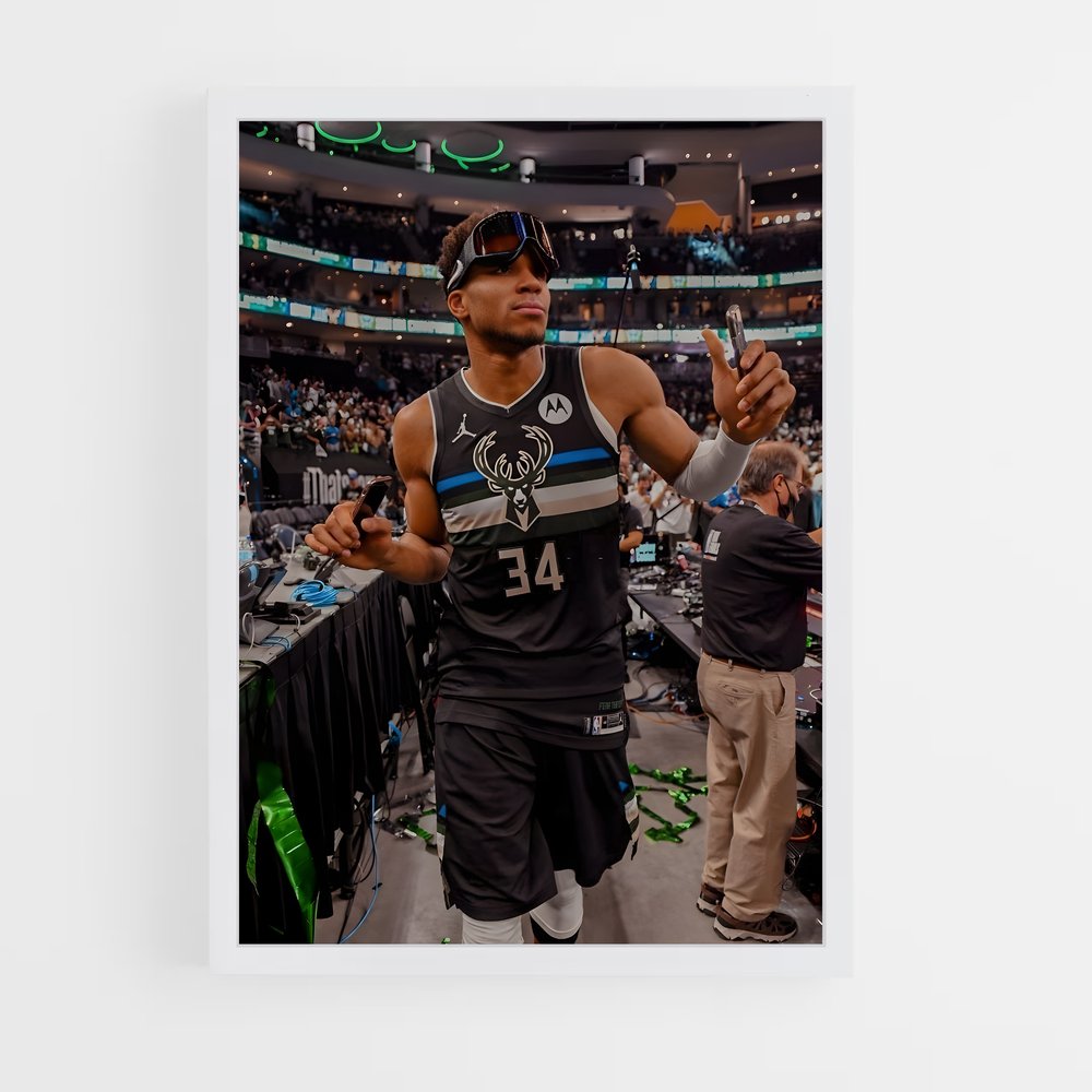 ap-giannis antetokounmpo-5 cadre Blanc
