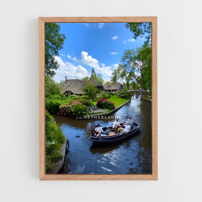 ap-giethoorn-1 cadre Bois clair