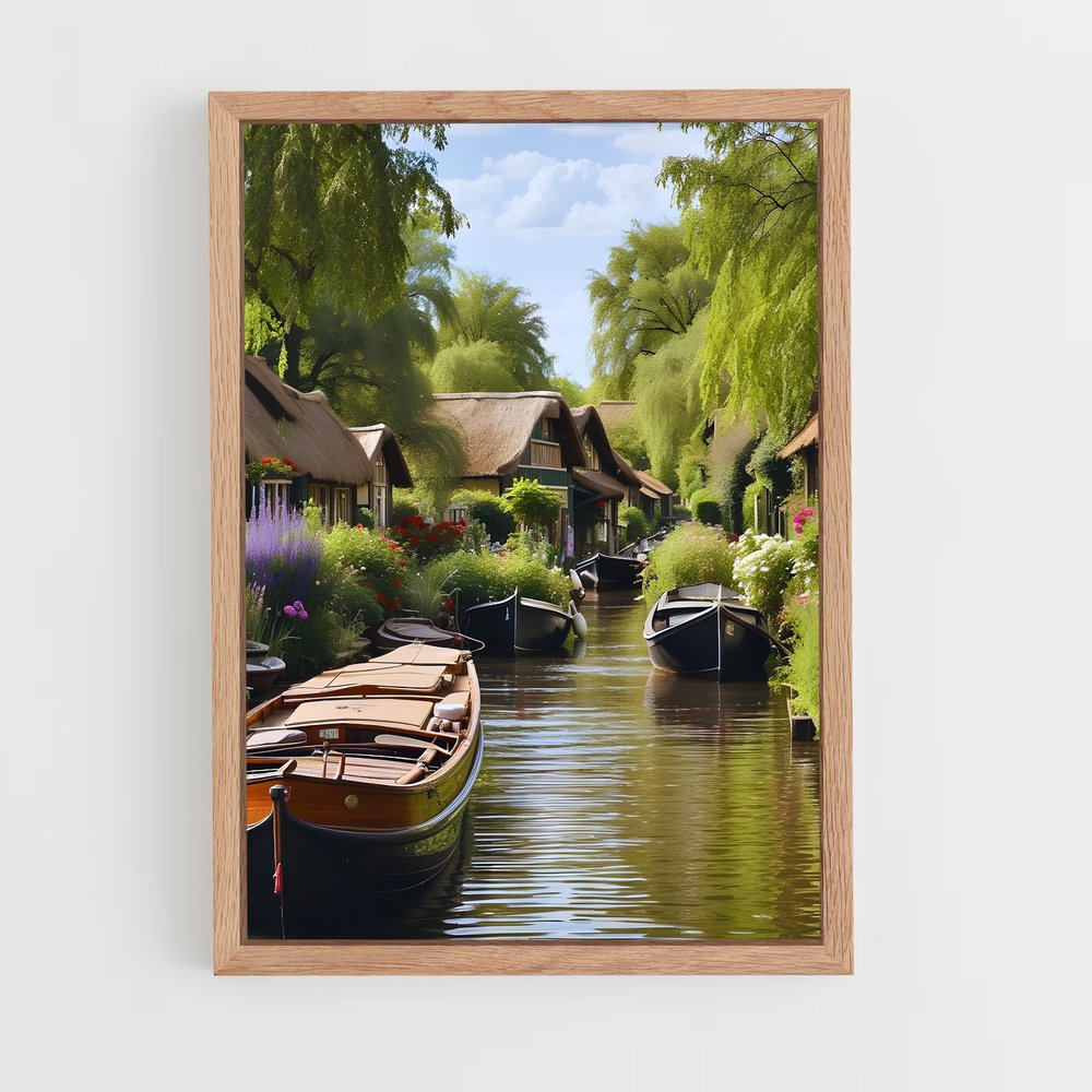 ap-giethoorn-5 cadre Bois clair
