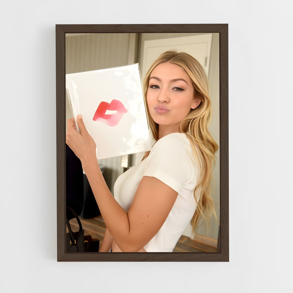 ap-gigi gorgeous-6 cadre Bois foncé