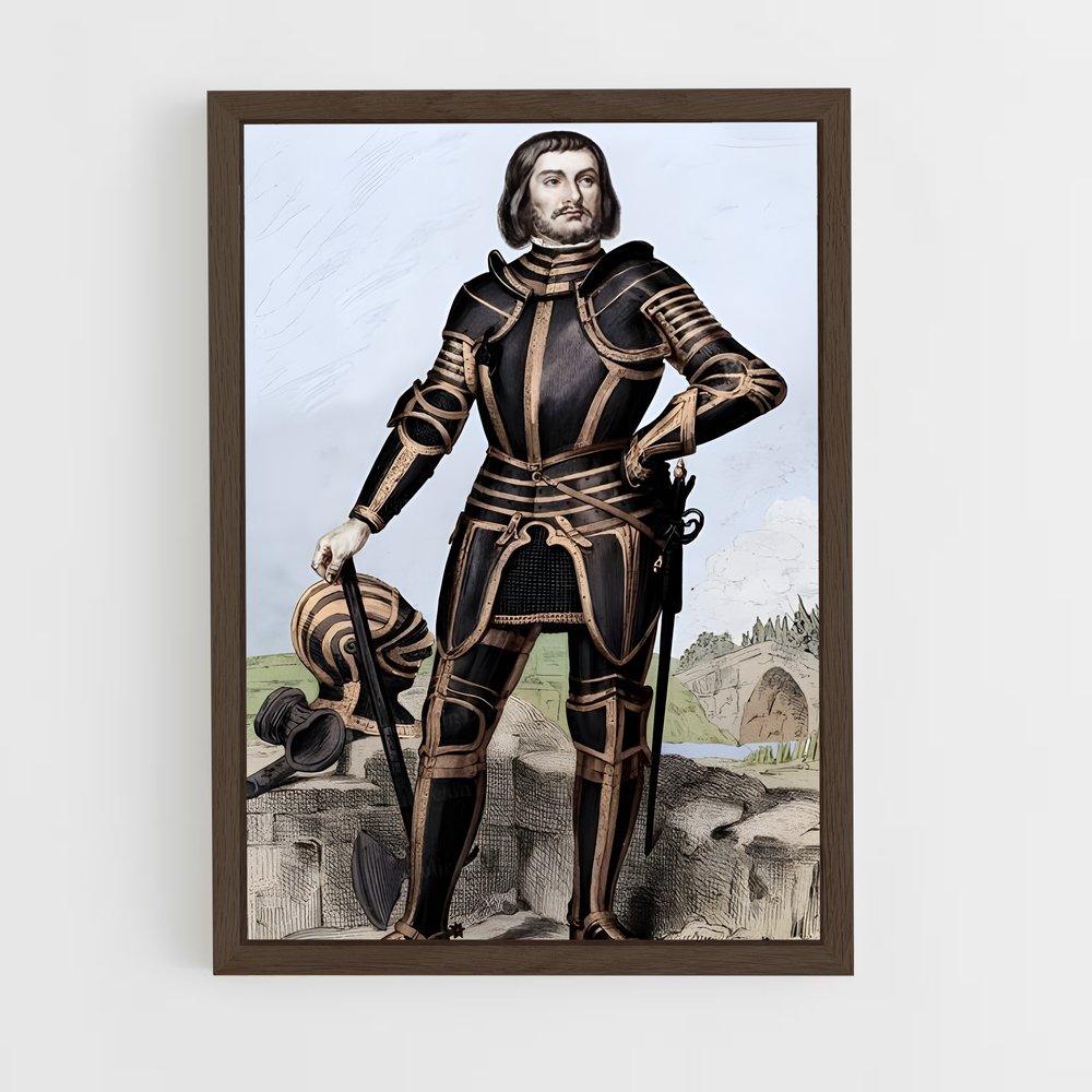 ap-gilles de rais-1 cadre Bois foncé