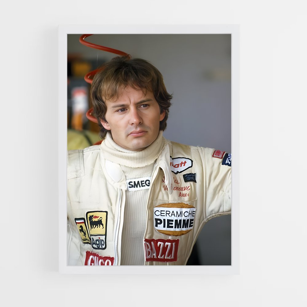 ap-gilles villeneuve-10 cadre Blanc