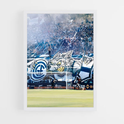 ap-gimnasia y esgrima la plata-2 cadre Blanc