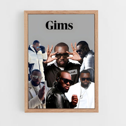 ap-gims-1 cadre Bois clair